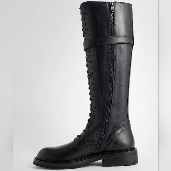 Ann Demeulemeester Knee High Lace Up boots size 36.5 BNWB - Picture 4 of 15